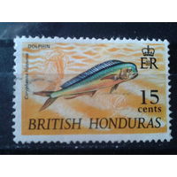 Британский Гондурас 1968 Медуза, рыба* 15с Михель-1,5 евро