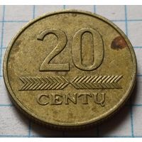 Литва 20 центов, 1998     ( 3-1-4 )