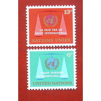 США. Нью-Йорк. ООН. Правосудие. ( 2 марки ) 1969 года. 2-20.