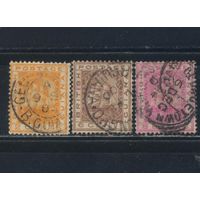 GB Колонии Гвиана Британская 1882 Фрегат Сандбах Стандарт #61,63,64