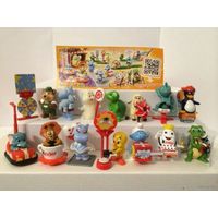 Юбилейная серия игрушек из киндера 45 лет киндеру!!!