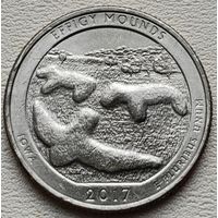 США 25 центов (квотер) 2017 Р Effigy Mounds Iowa