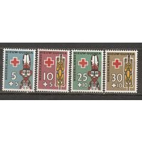 КГ Нидерландская Новая Гвинея 1958 Красный крест