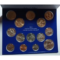 США. Годовой набор монет 2012P.