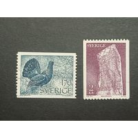 Швеция 1975. Глуховой петух и рунический камень в Рёке. Полная серия