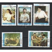 Живопись Куба 1977 год 5 марок