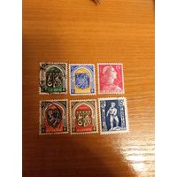 6 марок французской колонии Алжир герб (2-14)
