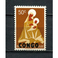 Конго (Заир) - 1960 - Рождество. Надпечатка на марке Бельгийского Конго CONGO - [Mi. 43] - полная серия - 1 марка. MNH.  (Лот 87Dt)