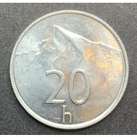 Словакия, 20 геллеров 1993г.