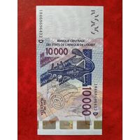Банкнота Банк Западной Африки франк CFA-BCEAO 10.000, "D" -- Мали