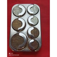 Монетница с монетами, СССР,Выборг