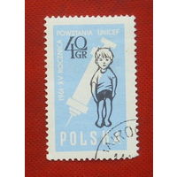 Польша. Медицина. ( 1 марка ) 1961 года. 7-10.