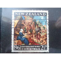 Новая Зеландия 1961 Рождество, живопись Дюрер