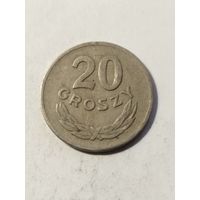 Польша 20 грошей 1949 никель
