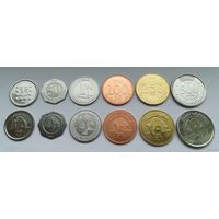 Ливан. набор 6 монет 25, 50, 50, 100, 250, 500 ливров 1996-2012 год