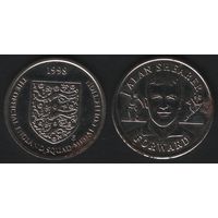 Official England Squad. Forward. Alan Shearer -- 1998 - The Official England Squad Medal Collection (f0