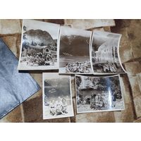 Набор из 5 групповых фото Рица Гагры 1962г