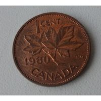 1 цент Канада 1980 г.в.