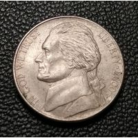 5 центов 2000 Томас Джефферсон "P" - Филадельфия