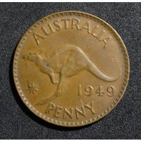 Австралия 1 пенни, 1949г. KM#43