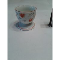 Антикварная чашка рюмка подставка для яйца ARZBERG  Германия 1900-1919 гг