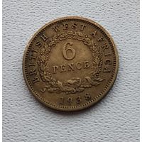 Британская Западная Африка 6 пенсов, 1938 4-11-36