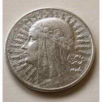 10 злотых 1932 г.  (серебро)