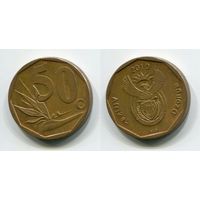 Южная Африка. 50 центов (2010, XF)