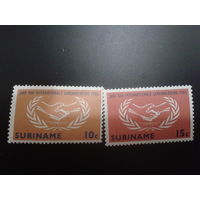 Суринам 1965 символика ООН полная серия