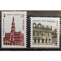 1975 Польша Mi PL 2413-4 - стандарт Памятники архитектуры - 2 марки MNH **\\ПЛ