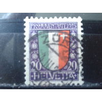 Швейцария 1923 Герб Ньюенбурга Михель-3,0 евро гаш
