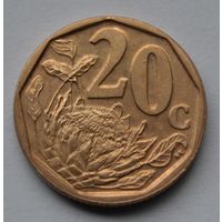 ЮАР, 20 центов 2008 г.