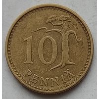 Финляндия 10 пенни 1972 г.