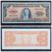 100 песо Куба 1959 г.
