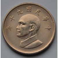 Тайвань, 1 доллар 2001 г.