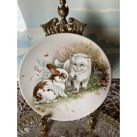 Тарелка коллекционная Котята Англия винтаж