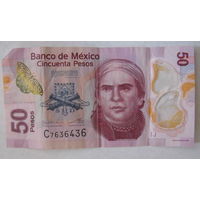 50 песо. Мексика 2013 год