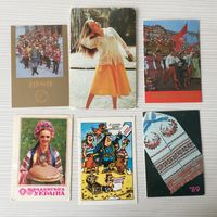 Календарики "Украинская пресса" 1983 - 1989, одним лотом