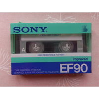 Аудиокассета SONY EF90, Япония
