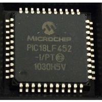 PIC18LF452-I/PT. Микроконтроллер 8 бит, Flash, PIC18LF, 40 МГц, 32 КБ, 1.5 КБ, TQFP. 18LF452 18F452