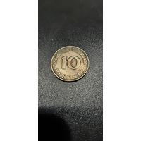 Германия 10 пфеннигов 1949 J