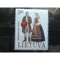 Литва 1992 Народный костюм**
