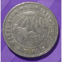 100 сом 2004 г. Узбекистан
