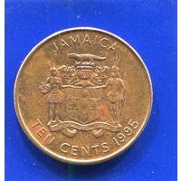 Ямайка 10 центов 1995