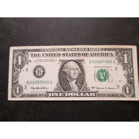 1 доллар США 1999 г., B 22697920 Q, VF