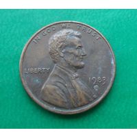1 цент США 1983 г.в. D