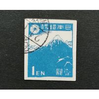 Япония 1946. Вулканы | Горы | Мировое наследие ЮНЕСКО | Пейзажи  Mi:JP 353a