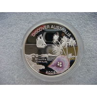 1 доллар 2008 Австралия Брум "Откройте для себя Австралию" Серебро 999