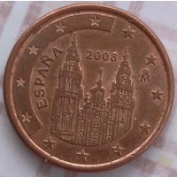 1 евроцент 2008 Испания. Возможен обмен