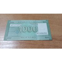 1 000 ливров Ливана без года с  рубля **64964